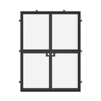 Air Lite Dutch - Double Flat | Standard Sizes by Pinky’s Iron Doors — home doors, view 5