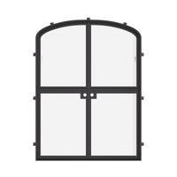 Air Lite Dutch - Double Mini Arch | Standard Sizes by Pinky’s Iron Doors — home doors, view 5
