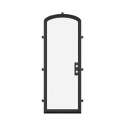 Cold-rolled steel mini arch exterior door designed for energy efficiency.