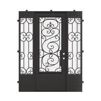 Beverly with Thermal Break and Side Windows - Single Flat by Pinky’s Iron Doors — home doors, view 5