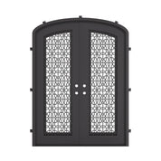 DNA door double mini arch architectural steel entry doors with mini arch top