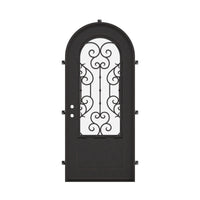 New York with Thermal Break - Single Full Arch by Pinky’s Iron Doors — home doors, view 5