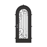 Paris with Thermal Break - Single Full Arch by Pinky’s Iron Doors — home doors, view 5