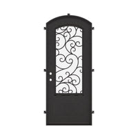 Story with Thermal Break - Single Arch by Pinky’s Iron Doors — home doors, view 5