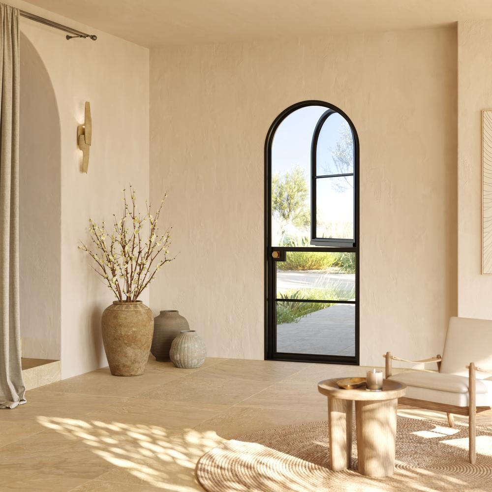 Air 4 Dutch thermally broken single arch steel door