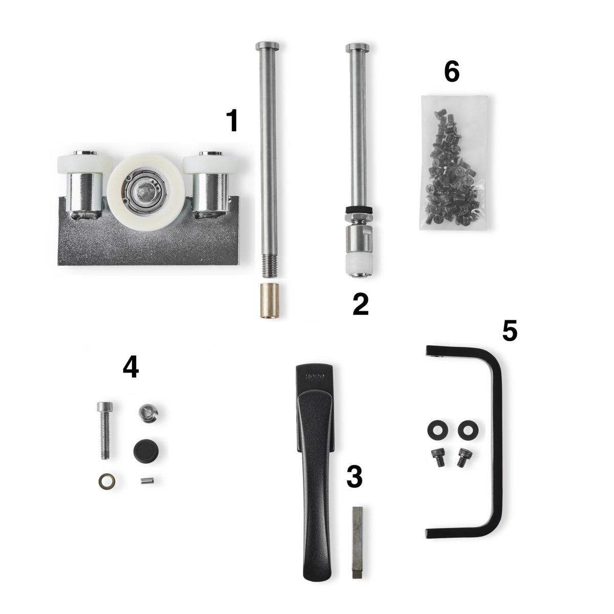 Details of Steel Bi-Fold Door Parts