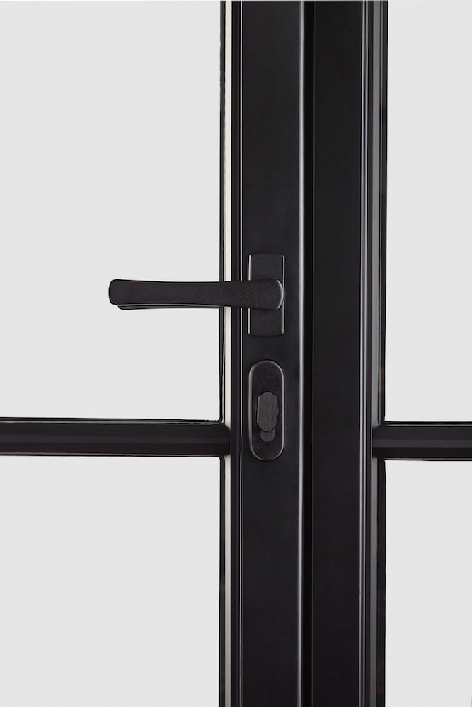 Closeup view of Bi-Fold Handle at Angle