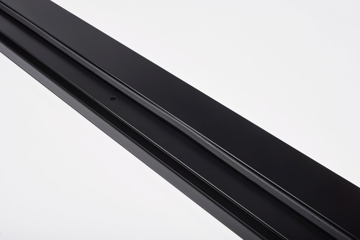 Detail Photo of steel bi-fold threshold