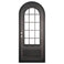 Bronx - Single Full Arch by Pinky’s Iron Doors — home doors, view 1