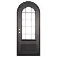 Bronx - Single Full Arch | Standard Sizes by Pinky’s Iron Doors — home doors, view 1