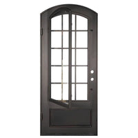 Bronx with Thermal Break - Single Arch by Pinky’s Iron Doors — home doors, view 1