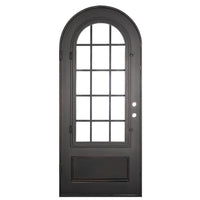 Bronx with Thermal Break - Single Full Arch | Standard Sizes by Pinky’s Iron Doors — home doors, view 4