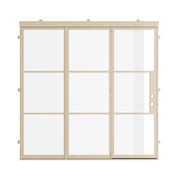 soft palette neutral folding steel doors