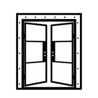 Cold weather double door icon