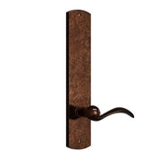 Large Curved Entry Hardware for Double Doors with Beaver Tail Lever