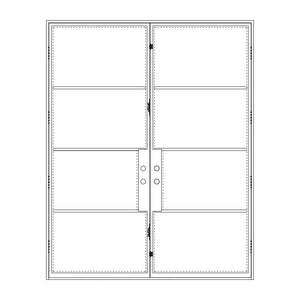 Custom Air 4 - Double Flat Steel Doors