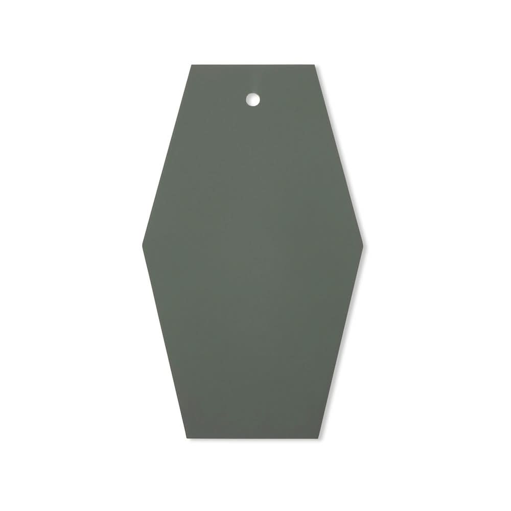 Montecito mint metal color sample with soft mint hue.