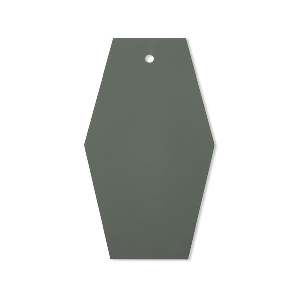 Montecito mint metal color sample with soft mint hue.