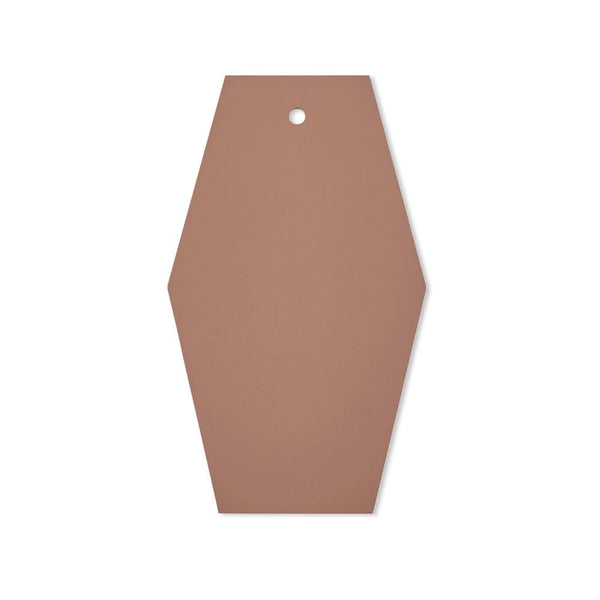 Sunset pink iron door color sample.