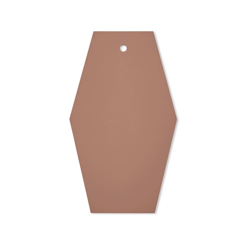 Sunset pink iron door color sample.