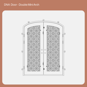 DNA' Door - Double Mini Arch | Customize