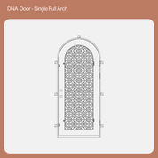 DNA' Door - Single Full Arch | Customize