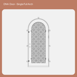 DNA' Door - Single Full Arch | Customize