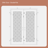 DNA' Door - Double Flat | Customize