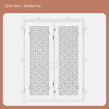DNA' Door - Double Flat | Customize