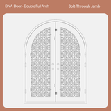 DNA' Door - Double Full Arch | Clearance