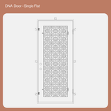 DNA' Door - Single Flat | Customize