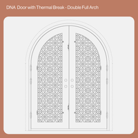 DNA' Door with Thermal Break - Double Full Arch | Customize