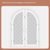 DNA' Door with Thermal Break - Double Full Arch | Customize