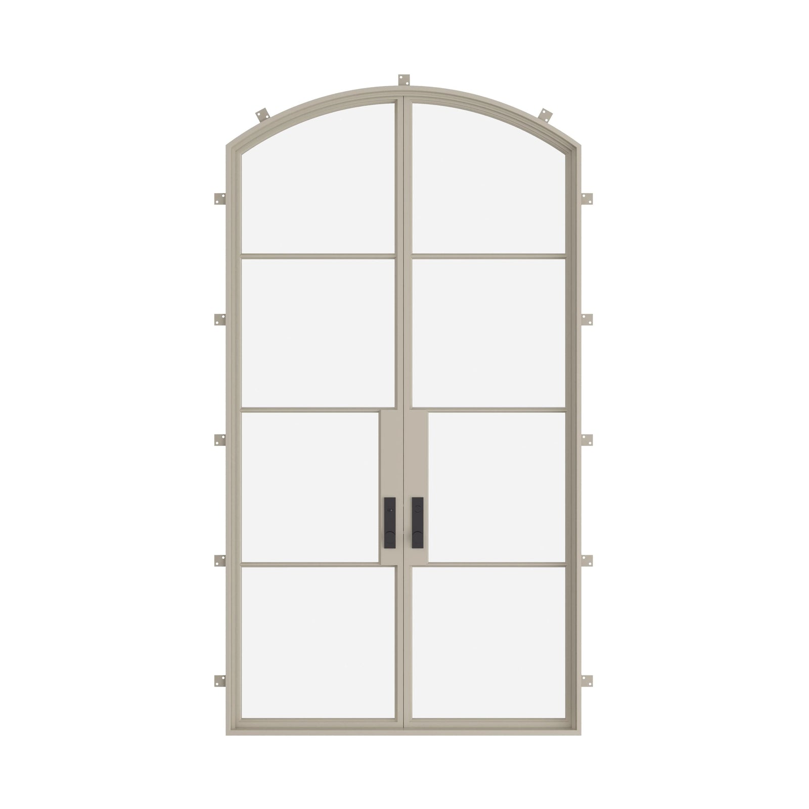 Pinkys Air 4 steel door, double, arch, closed
