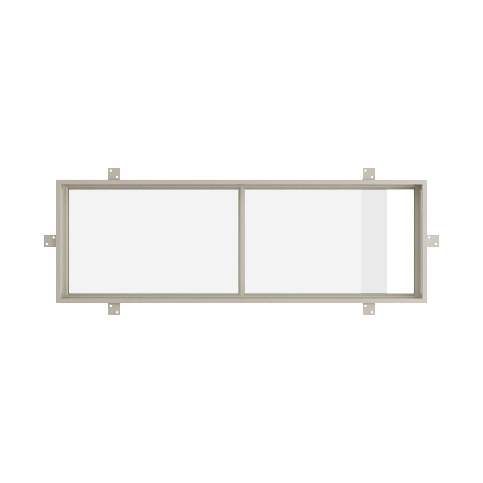 Pinkys Air 4 steel door, with a flat top window