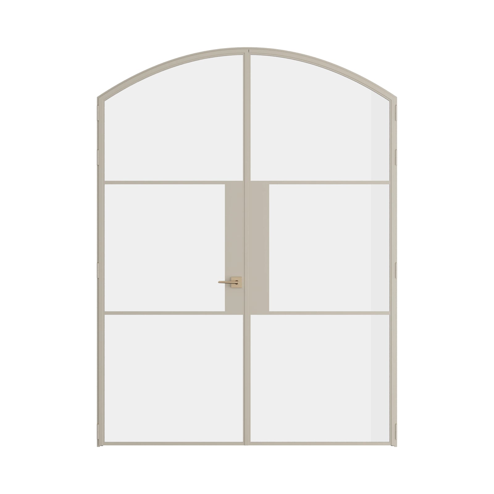 Pinkys Air 4 interior steel door, double, arch, closed