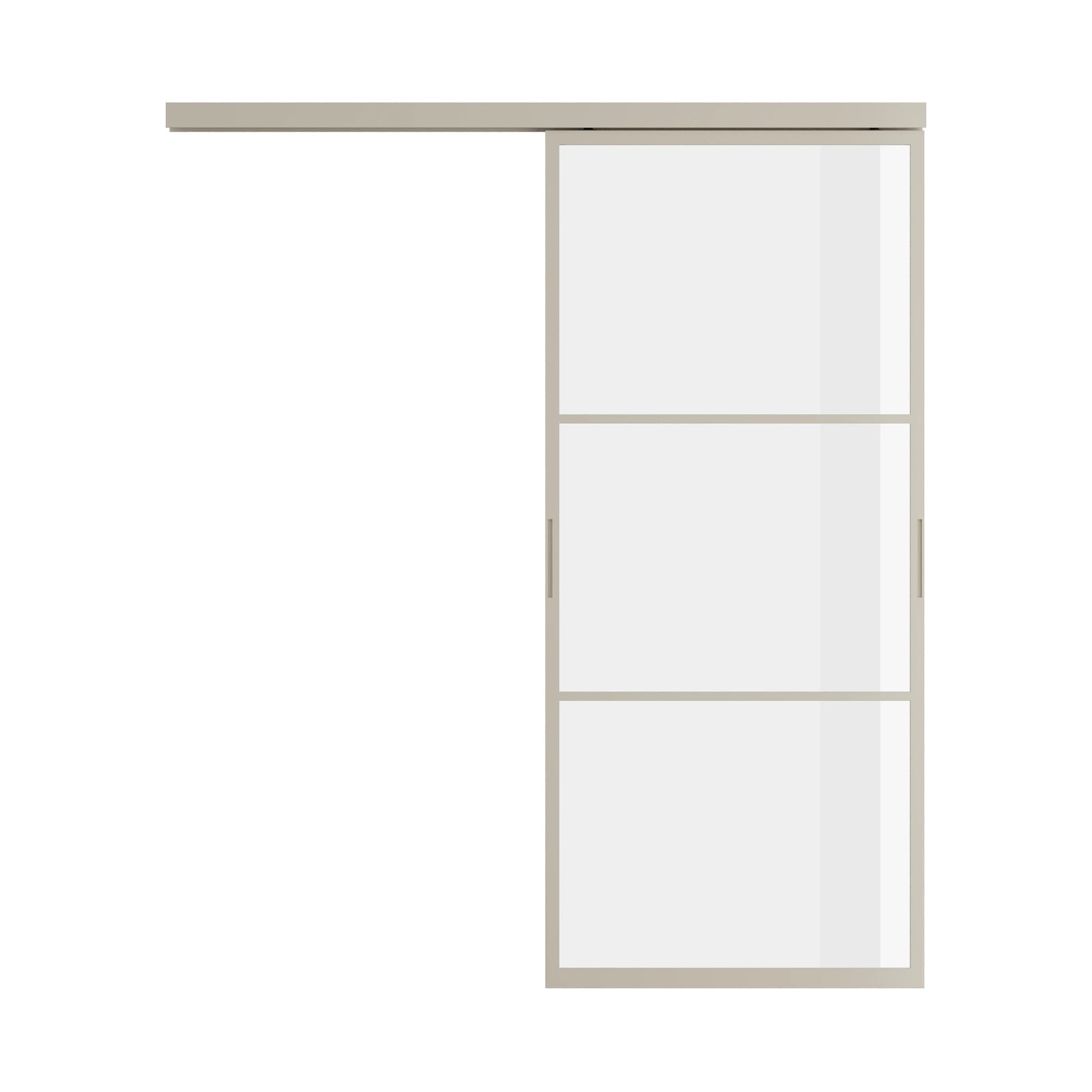 Pinkys Air 4 interior steel door, single, sliding, top-track, closed