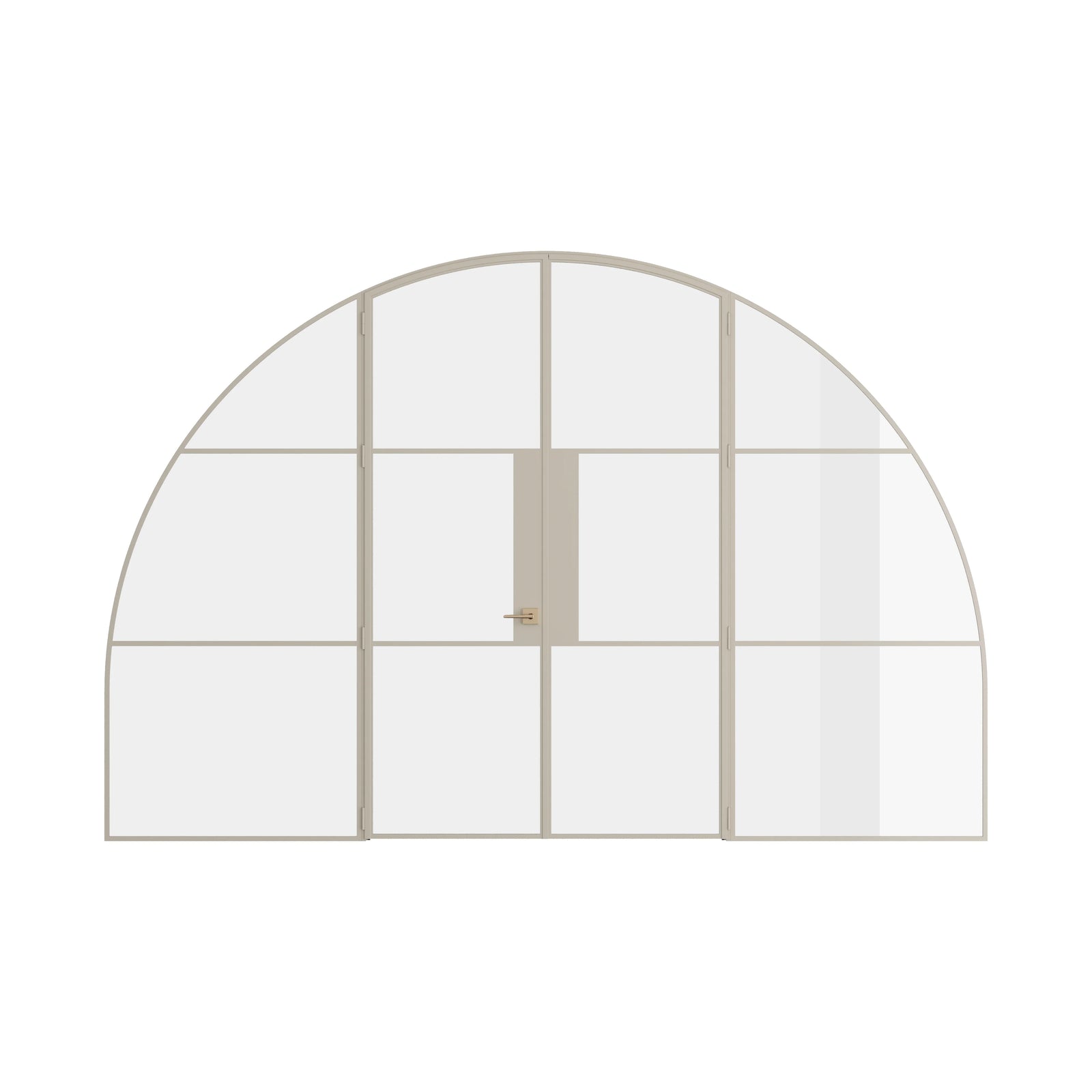 Pinkys Air 4 interior steel door, double, full arch, closed