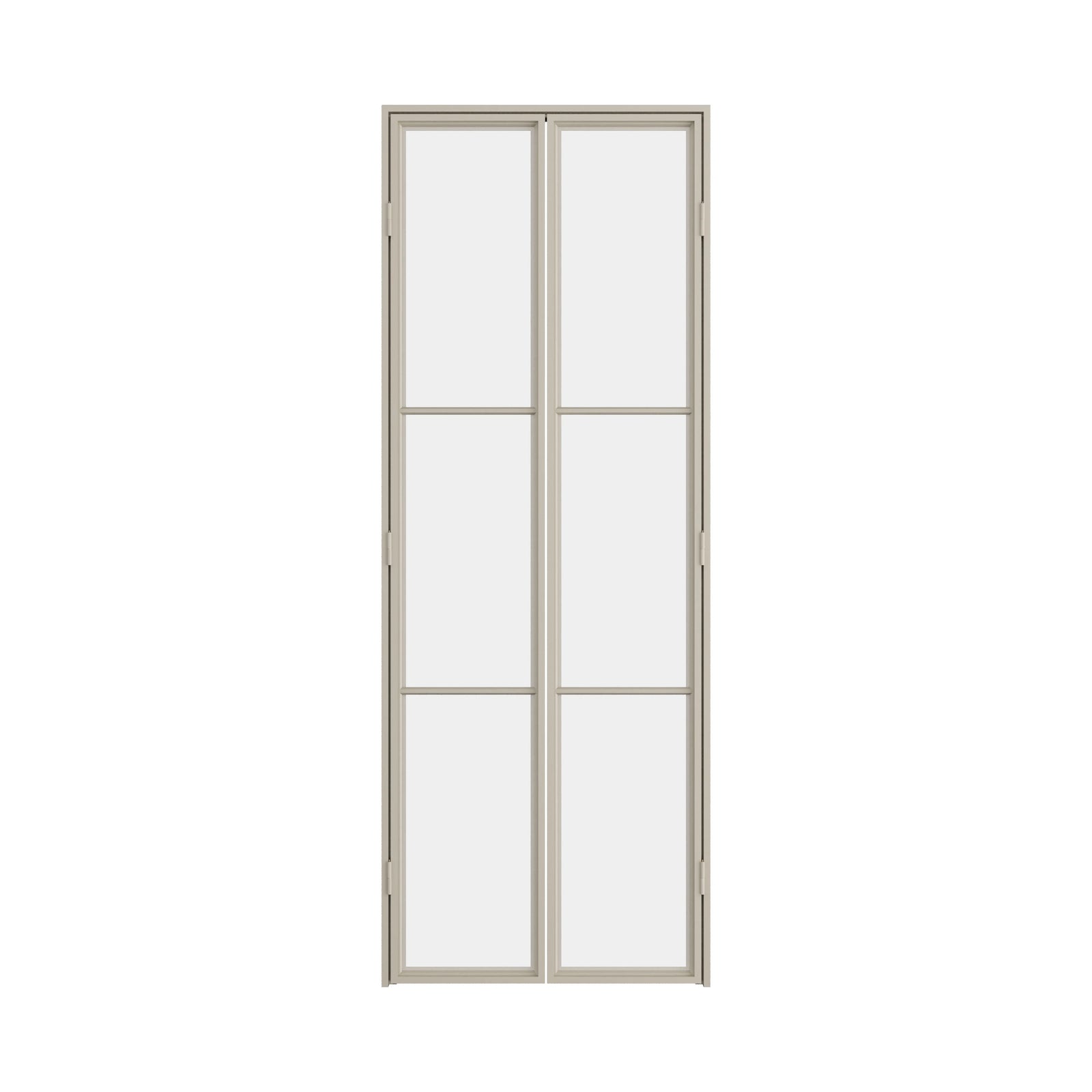 Pinkys Air 4 steel door, double, flat, closed