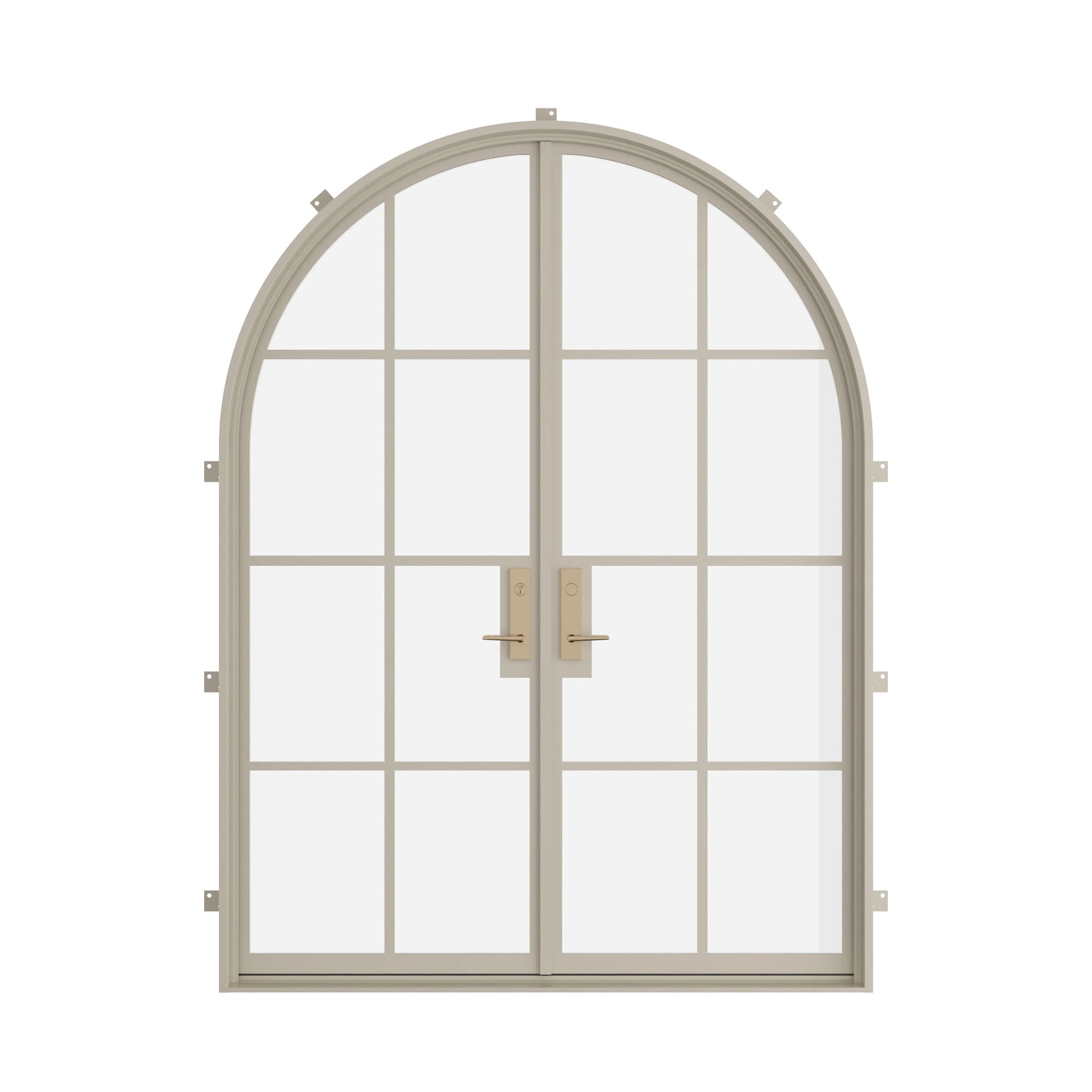 Pinkys Air 5 steel door, double, arch, closed