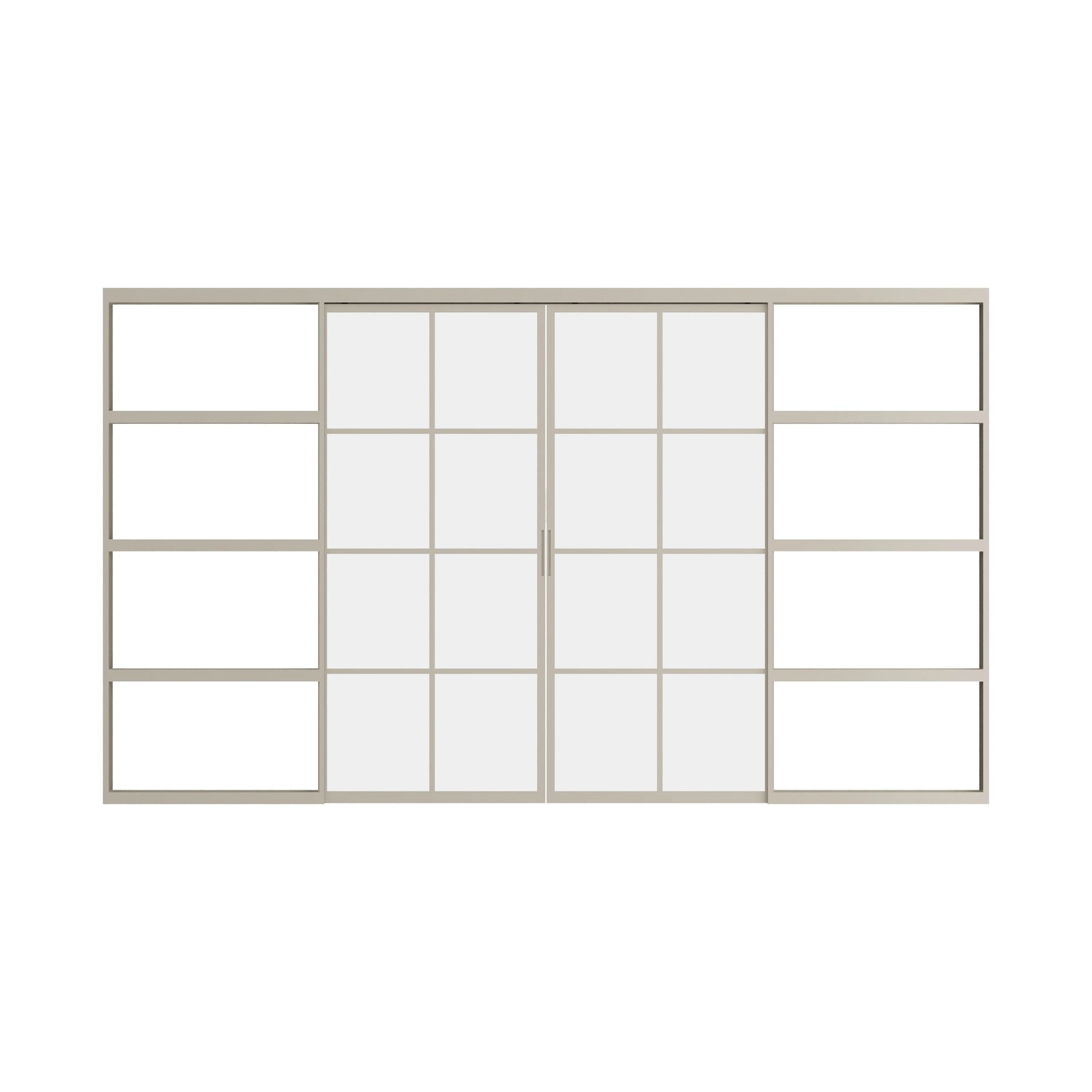 Pinkys Air 5 interior steel door, double, flat, closed