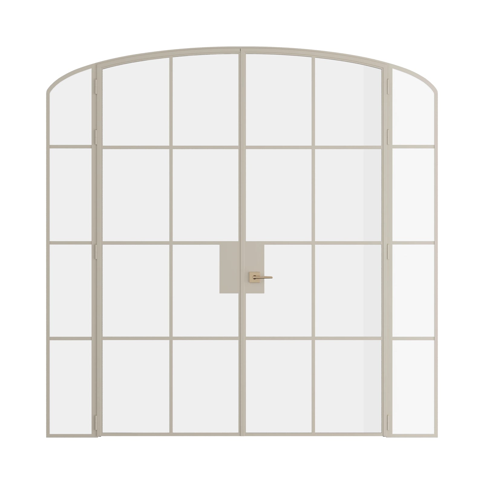 Pinkys Air 5 interior steel door, double, mini arch, with side windows, closed