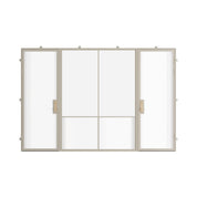 Air Grand - Dual Single with Middle Fixed Panel Flat | Customize