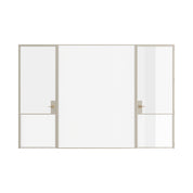 Air Grand Interior - Dual Single with Middle Fixed Panel Flat | Customize