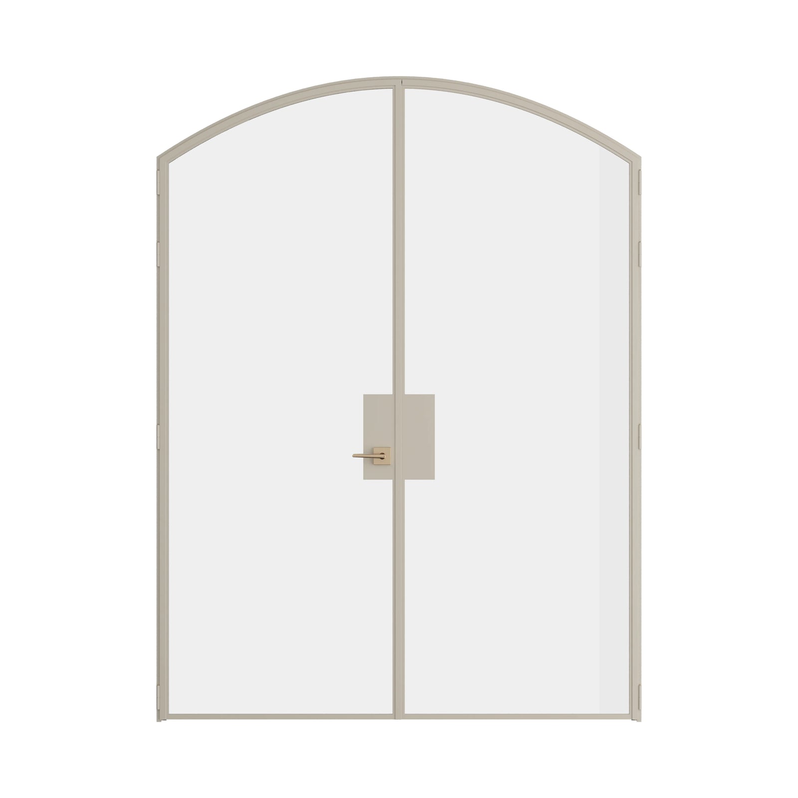 Pinkys Air Lite steel door, double, arch, closed