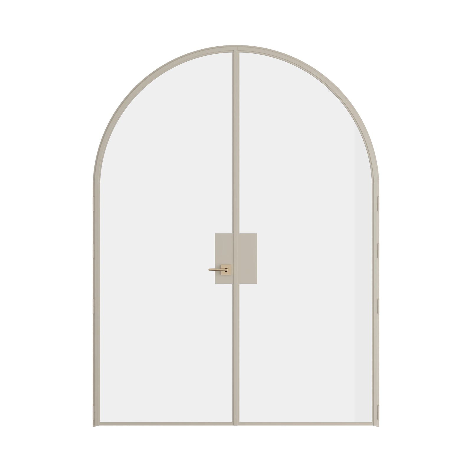 Pinkys Air Lite interior steel door, double, full arch, closed