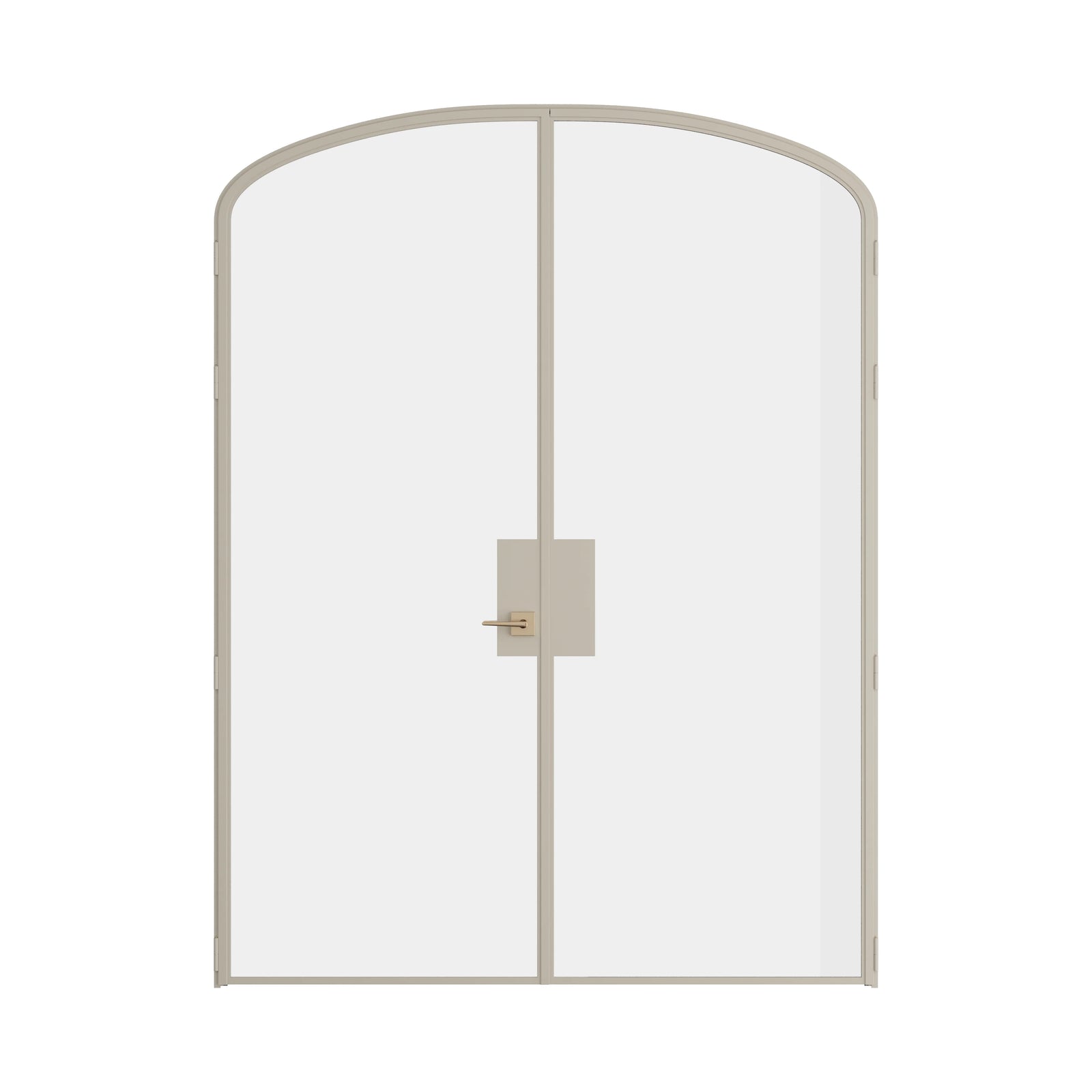 Pinkys Air Lite interior steel door, double, mini arch, closed