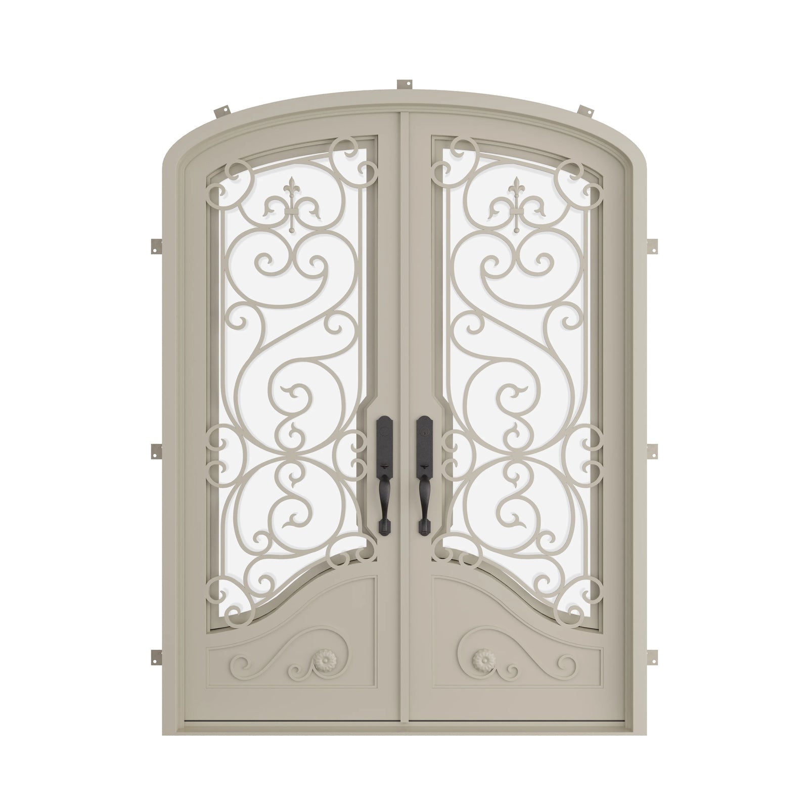 Pinkys Beverly steel door, double, mini arch, closed