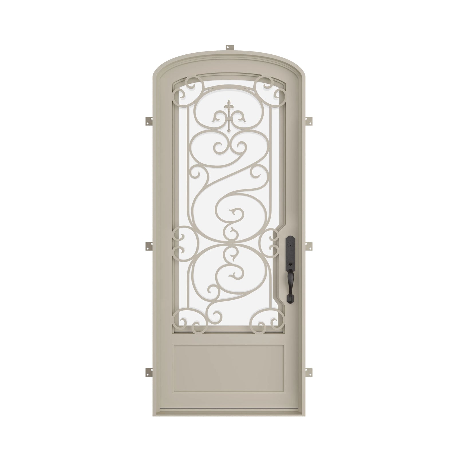 Pinkys Beverly steel door, single, mini arch, closed