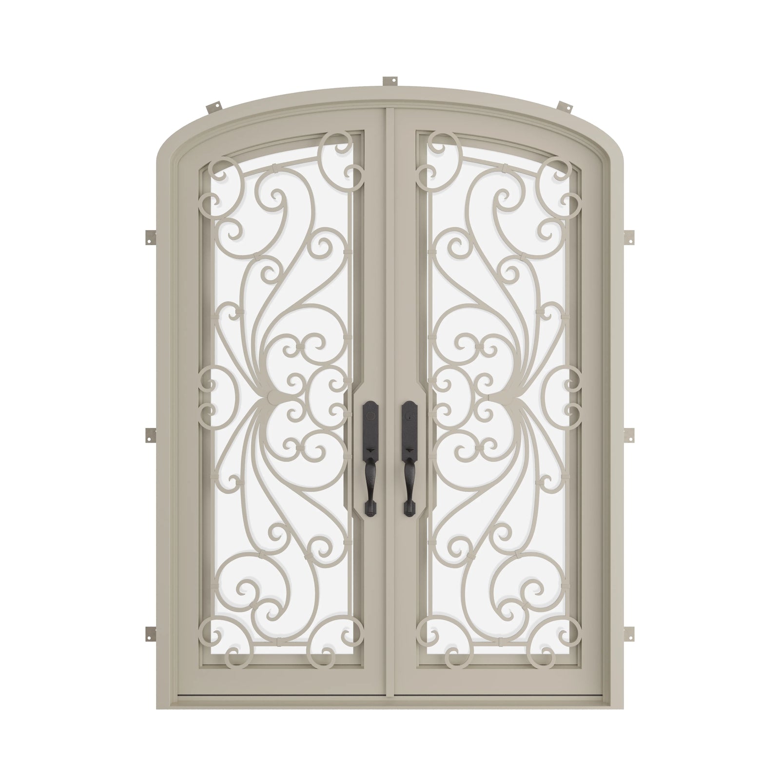 Pinkys Miracle steel door, double, mini arch, closed